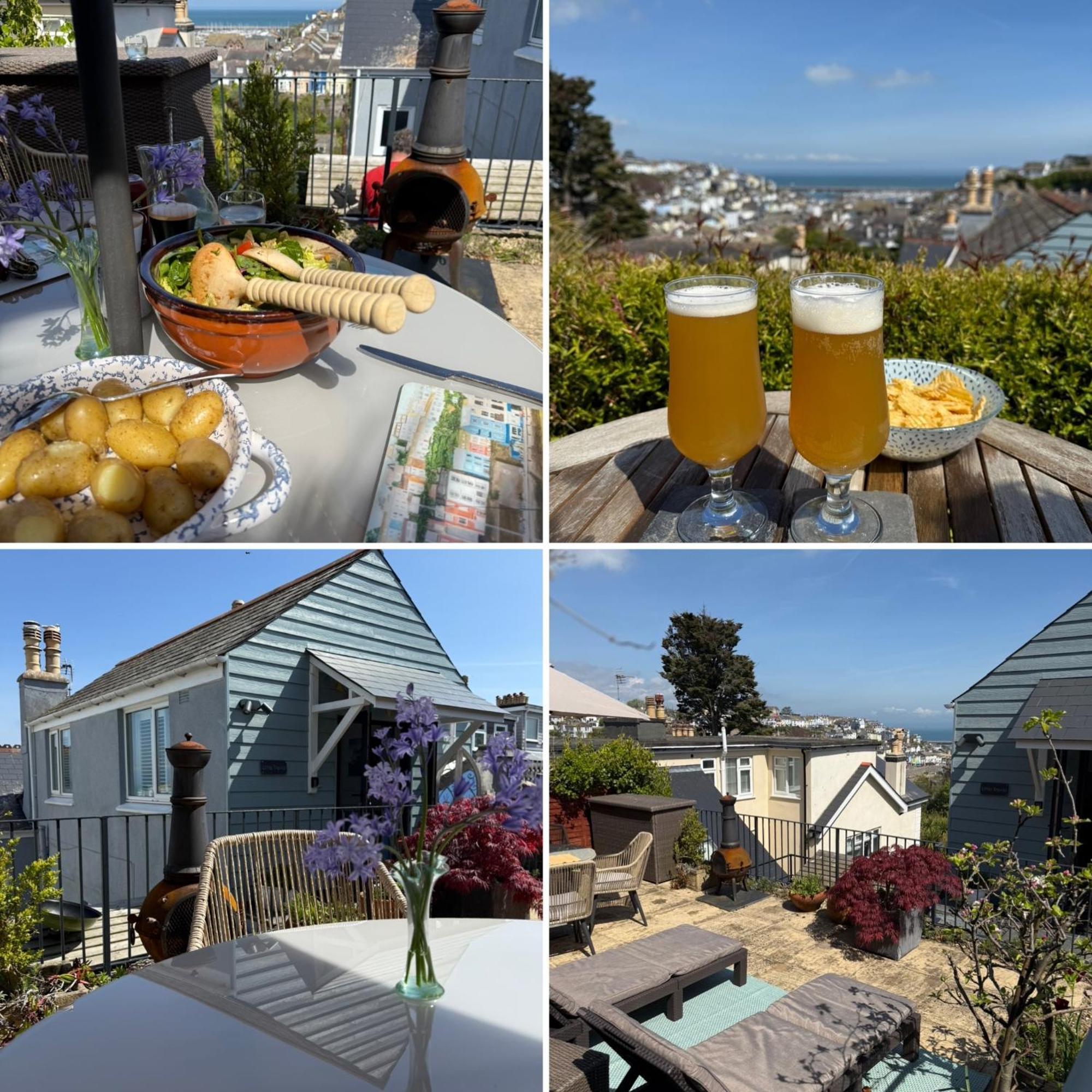 Little Trevio - Seaside Haven With Parking And Sea Views Apartment Brixham Exterior photo